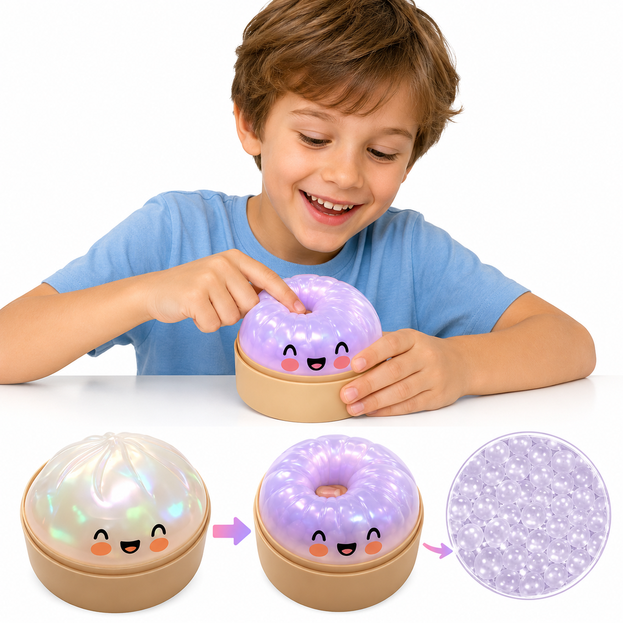ANTYSTRESOWY DUMPLING PIEROŻEK SQUISHY ADHD W PUDEŁKU HIT