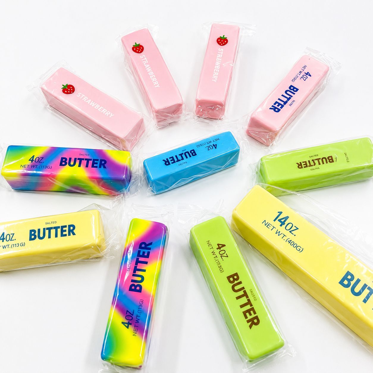 MASŁO KOSTKA GNIOTEK ANTYSTRESOWY SQUISHY ADHD HIT! DZIEŃ DZIECKA