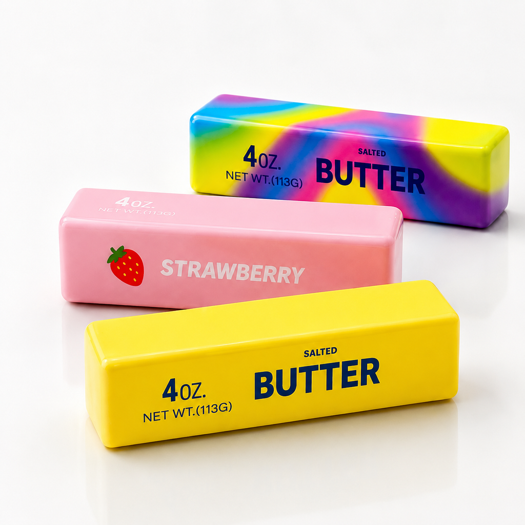MASŁO KOSTKA GNIOTEK ANTYSTRESOWY SQUISHY ADHD HIT! DZIEŃ DZIECKA