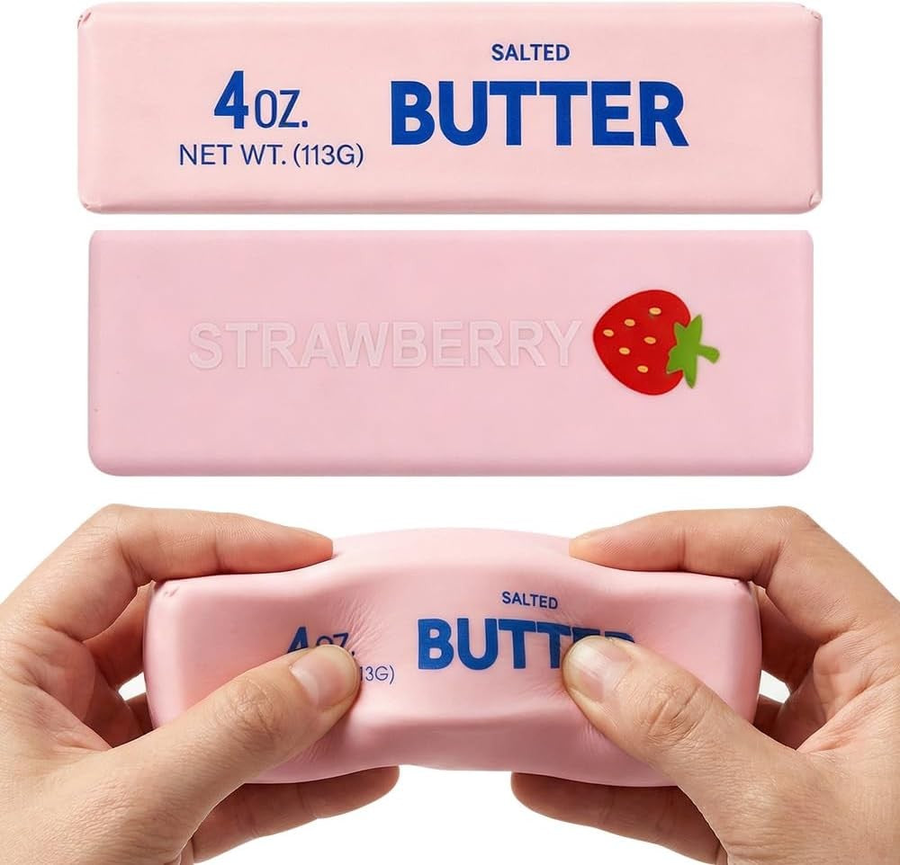 MASŁO KOSTKA GNIOTEK ANTYSTRESOWY SQUISHY ADHD HIT! DZIEŃ DZIECKA