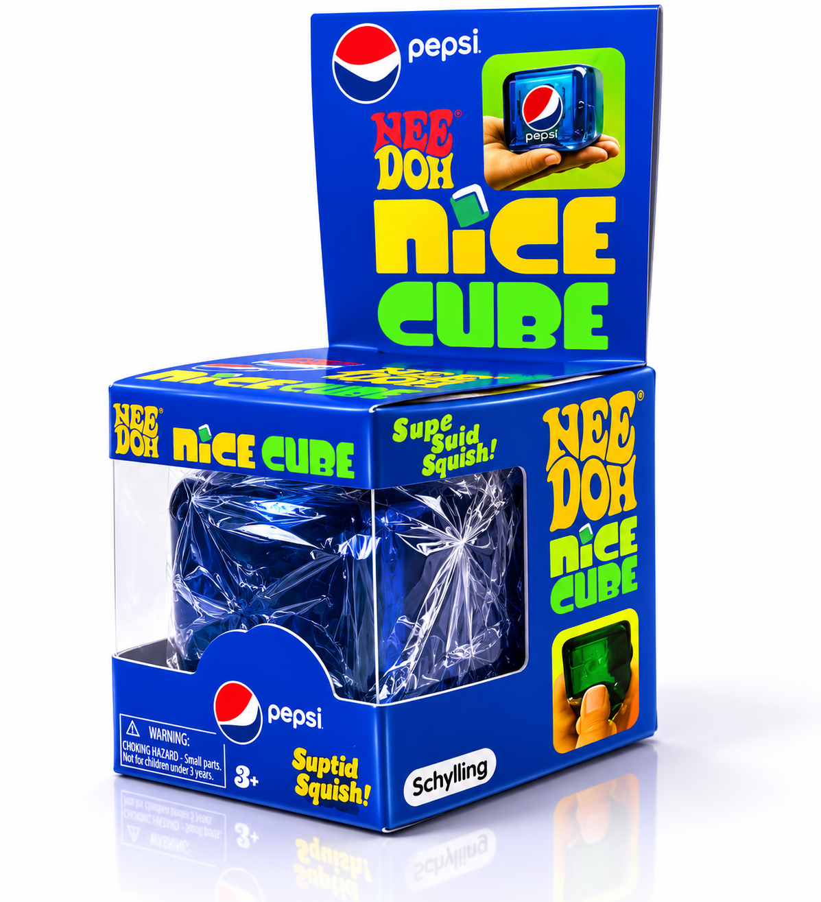 NEE DOH NICE CUBE GNIOT ICE CUBE KOSTKA LODU SQUISHY SWIRL ANTYSTRES