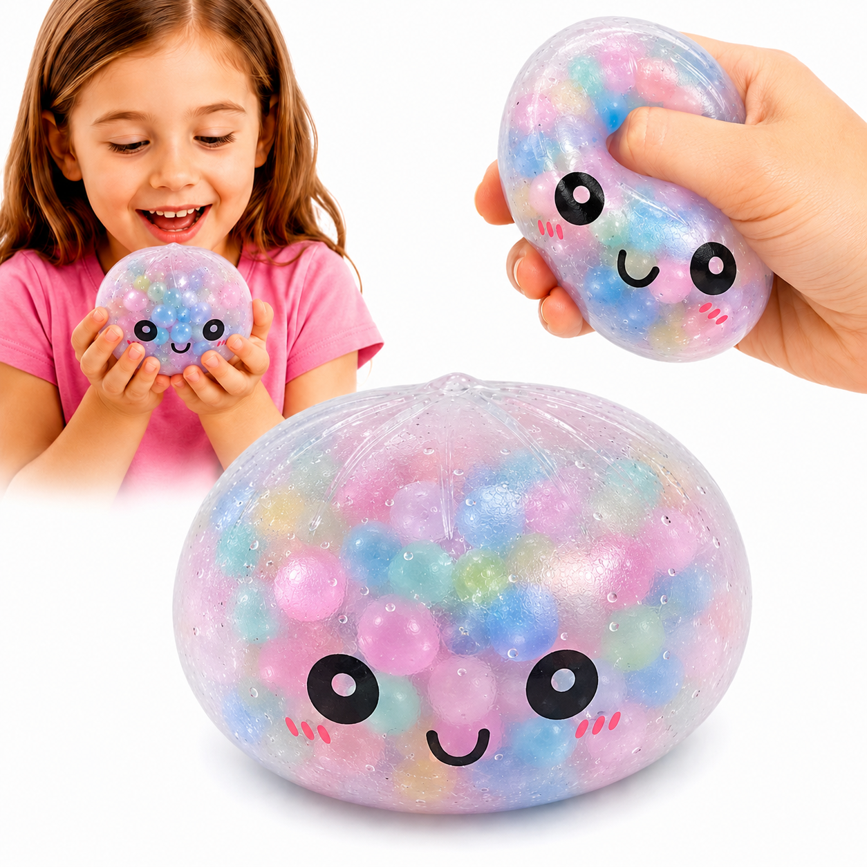 DUŻY XXL GNIOTEK ANTYSTRESOWY DUMPLING PIEROŻEK SQUISHY ADHD W PUDEŁKU HIT