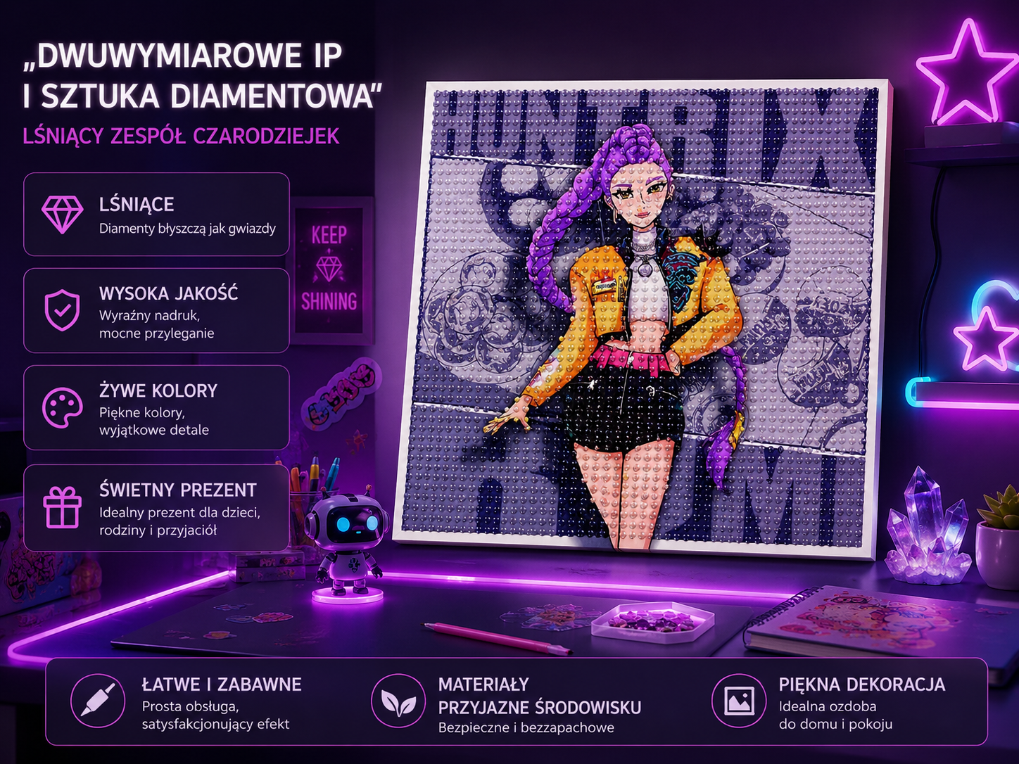 Wyklejania diamentami K Pop